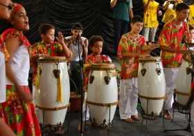 Apresentação do Jongo no Festival de Artes do IFG